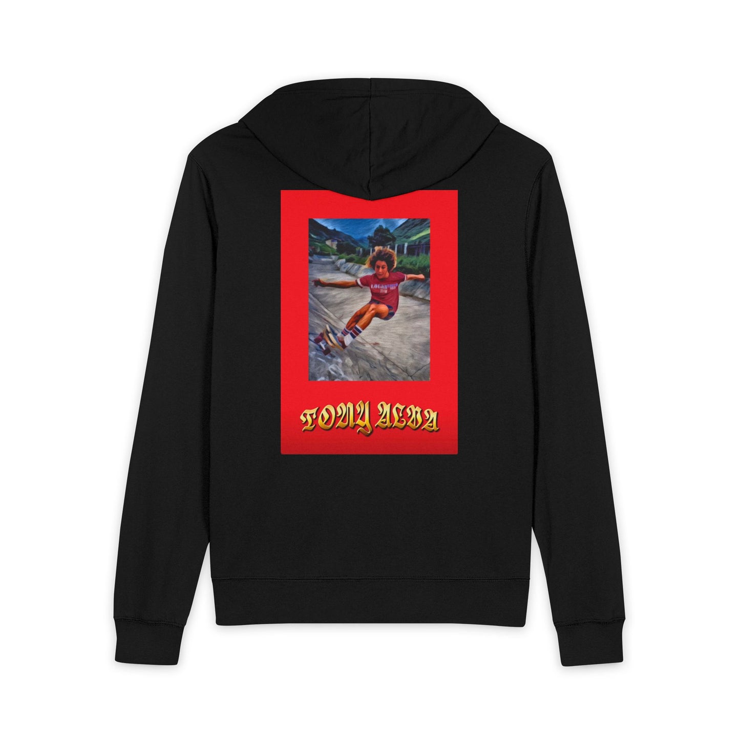 TONY ALVA UNISEX FULL ZIP UP HOODIE