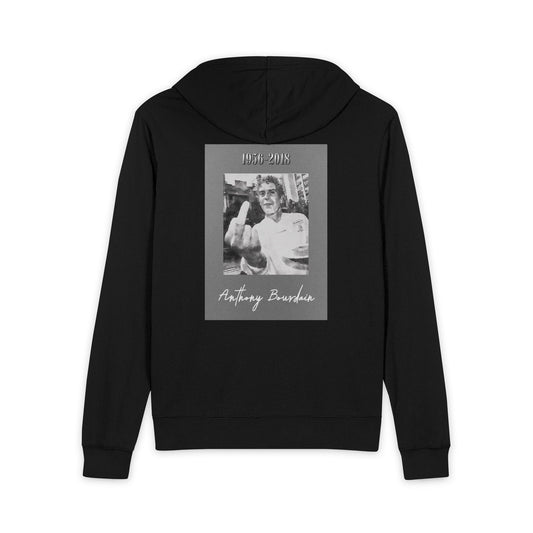 ANTHONY BOURDAIN UNISEX FULL ZIP UP HOODIE