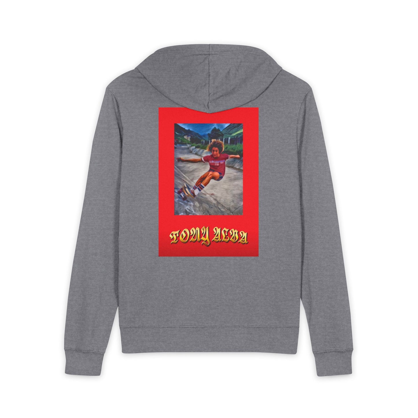TONY ALVA UNISEX FULL ZIP UP HOODIE